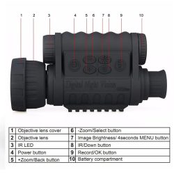 Bestguarder WG-50 Plus 350M Distance With Wifi HD Night Vision Monocular - Image 3