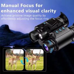 WILDGUARDER® 4K UHD 8x Digital Zoom 600M Long Range Hands Free Infrared Night Vision Goggles Tactical Lights NVG for Night Hunting - Image 6