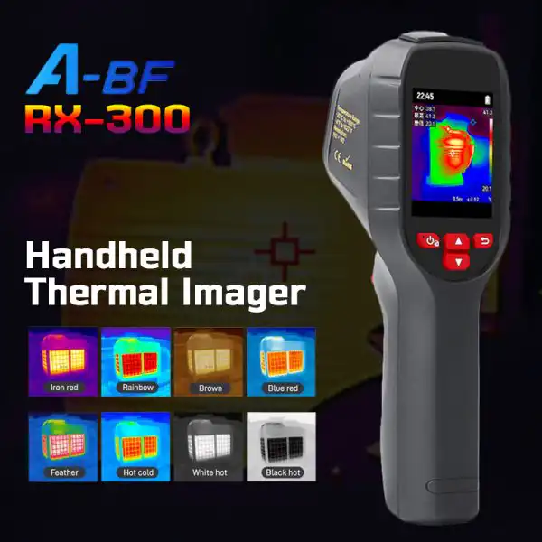 A-BF RX-300 Thermal Imager -20°C~550°C Handheld Thermal Imaging Camera 25Hz 8 Color Palettes Infrared Camera for