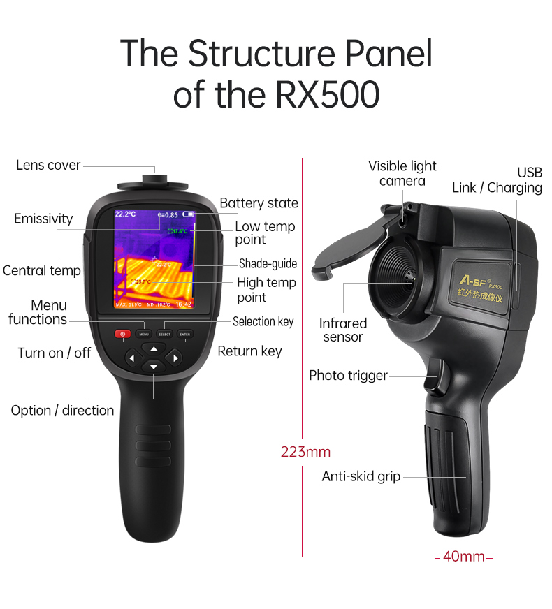 A-BF RX-500 thermal camera price