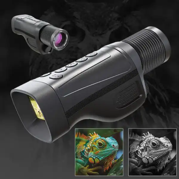 WILDGUARDER Camleon100 True Full Color Night Vision Monocular 800M Range 6000mAh 10X Digital Zoom 1080P HD Portable