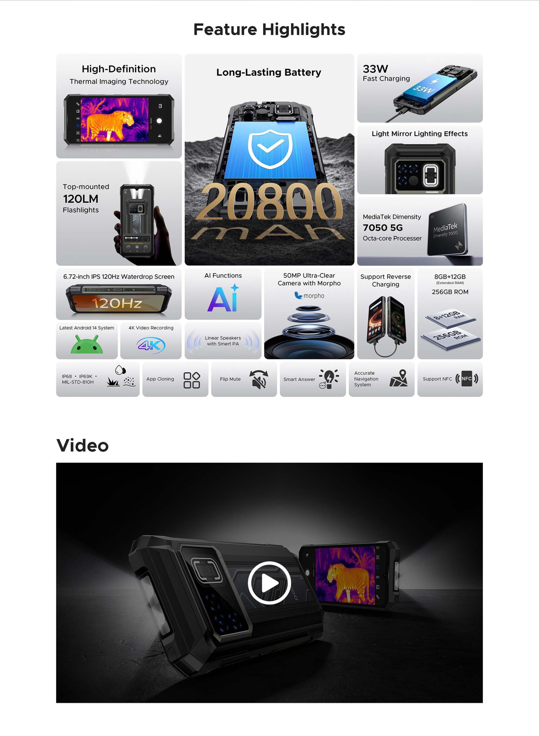 doogee fire 6 max specs