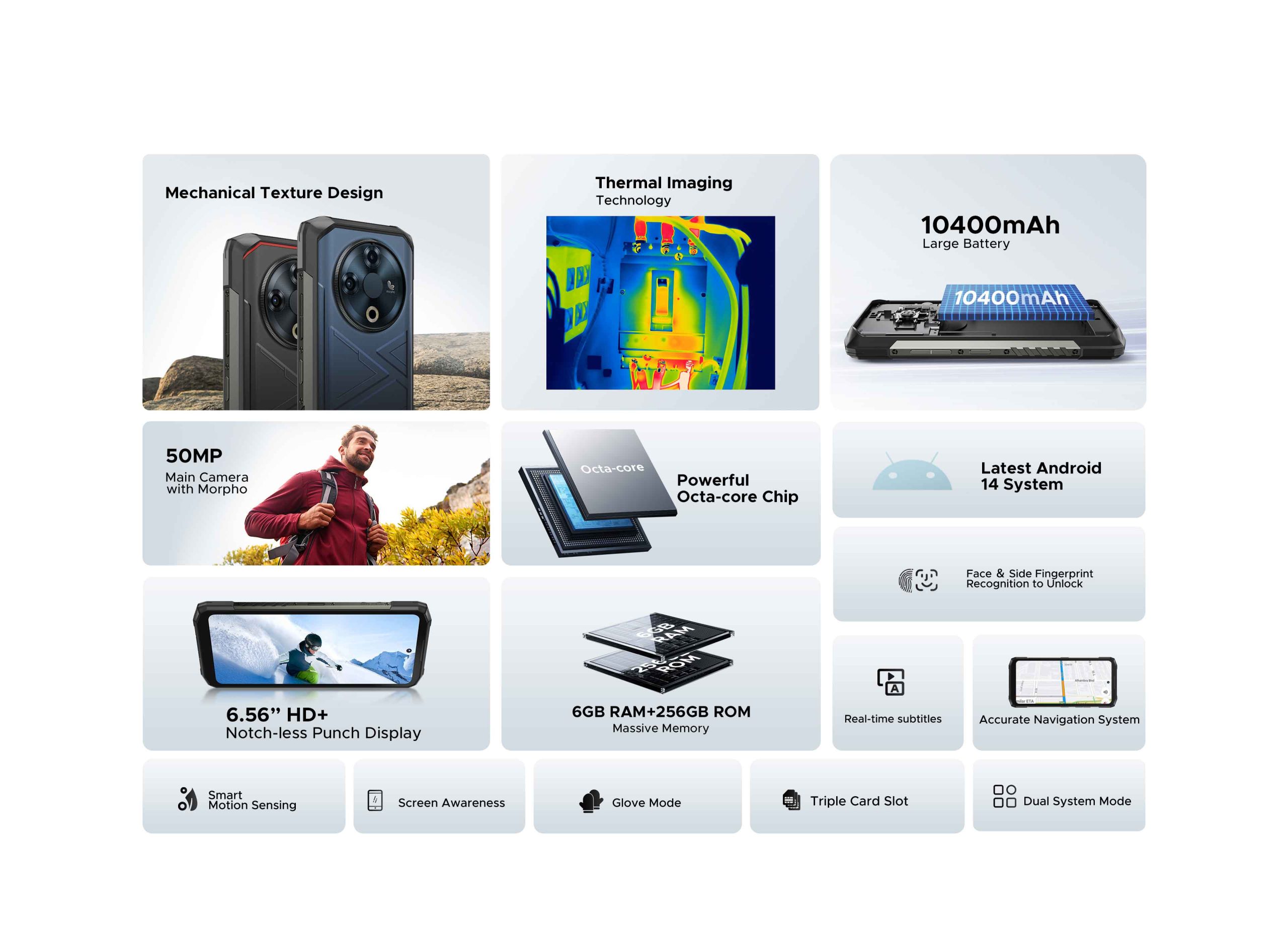 DOOGEE Fire 6 rugged phone specs