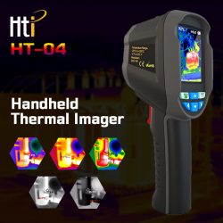 HTI HT-04 Thermal Imagers 220*160px 2.8Inch 9Hz Frame Rate Infrared Themal Imaging Camera for Temperature Measurement Industrial Inspection
