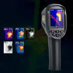 HTI HT-06 Thermal Imager Handheld Thermal Camera 256*192px Resolution 25Hz 550°C Range Industrial Household