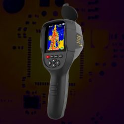 HTI HT-18+ Thermal Imager Infrared Thermal Imaging Camera 256×192px Handheld 550°C Range 3.2inch Display Thermal Camera for Construction Repair PCB Detection - Image 2