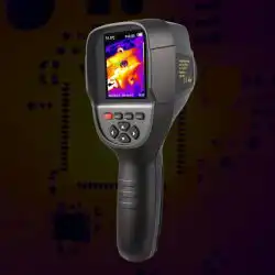 HTI HT-18+ Thermal Imager Infrared Thermal Imaging Camera 256×192px Handheld 550°C Range 3.2inch Display Thermal Camera for Construction Repair PCB Detection - Image 3