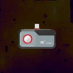 HTI HT-203U Thermal Imager 550℃ Range Mini Infrared Thermal Imaging Camera 256*192px High Accuracy Portable Thermal Cam for Android Smartphone - Image 2