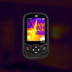 HTI HT-A2 Thermal Imager Pocket Mini Size Handheld Thermo Camera  256 ×192px 25Hz Industrial Use Portable Thermal Imaging Cam for Heat Water Pipe Detection - Image 2