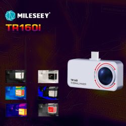 MILESEEY TR160i Thermal Camera for Android Type-C 600°C Range 25Hz Infrared Cameras for Industrial Household Inspection