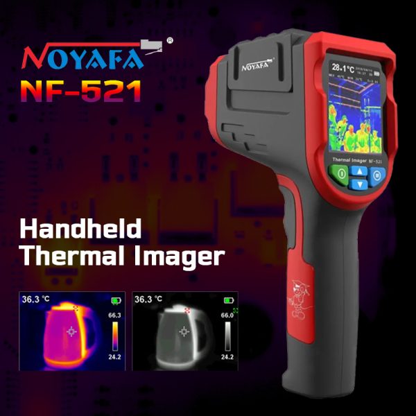 NOYAFA NF-521 Thermal Imager 9Hz  -20°C to 400°C Range 2600mAh Infrared Thermal Imaging Camera for House Inspection, HVAC Auto Repair