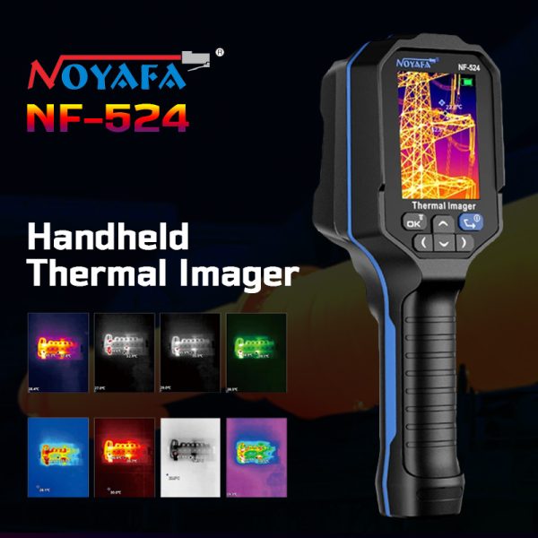 NOYAFA NF-524 Thermal Imager 120x90PX 25Hz 400℃ Range Lightweight Infrared Thermal Cam for Industrial Household Faulty Localization