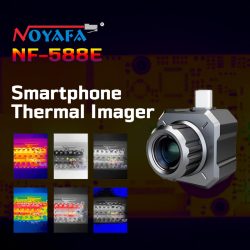 NOYAFA NF-588E Thermal Imager High-Speed Mini Pocket Size 256x192px Thermo Camera 25Hz 4X Digital Zoom Infrared Cam for Android Phone