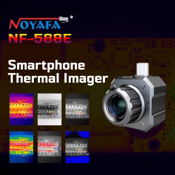NOYAFA NF-588E Thermal Imager High-Speed Mini Pocket Size 256x192px Thermo Camera 25Hz 4X Digital Zoom Infrared Cam for Android Phone