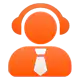 Customer support trust icon