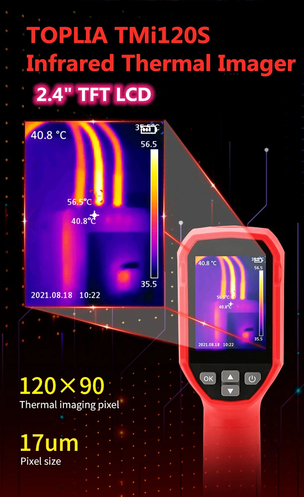 UNI-T Toplia TMi120S thermal imager specs