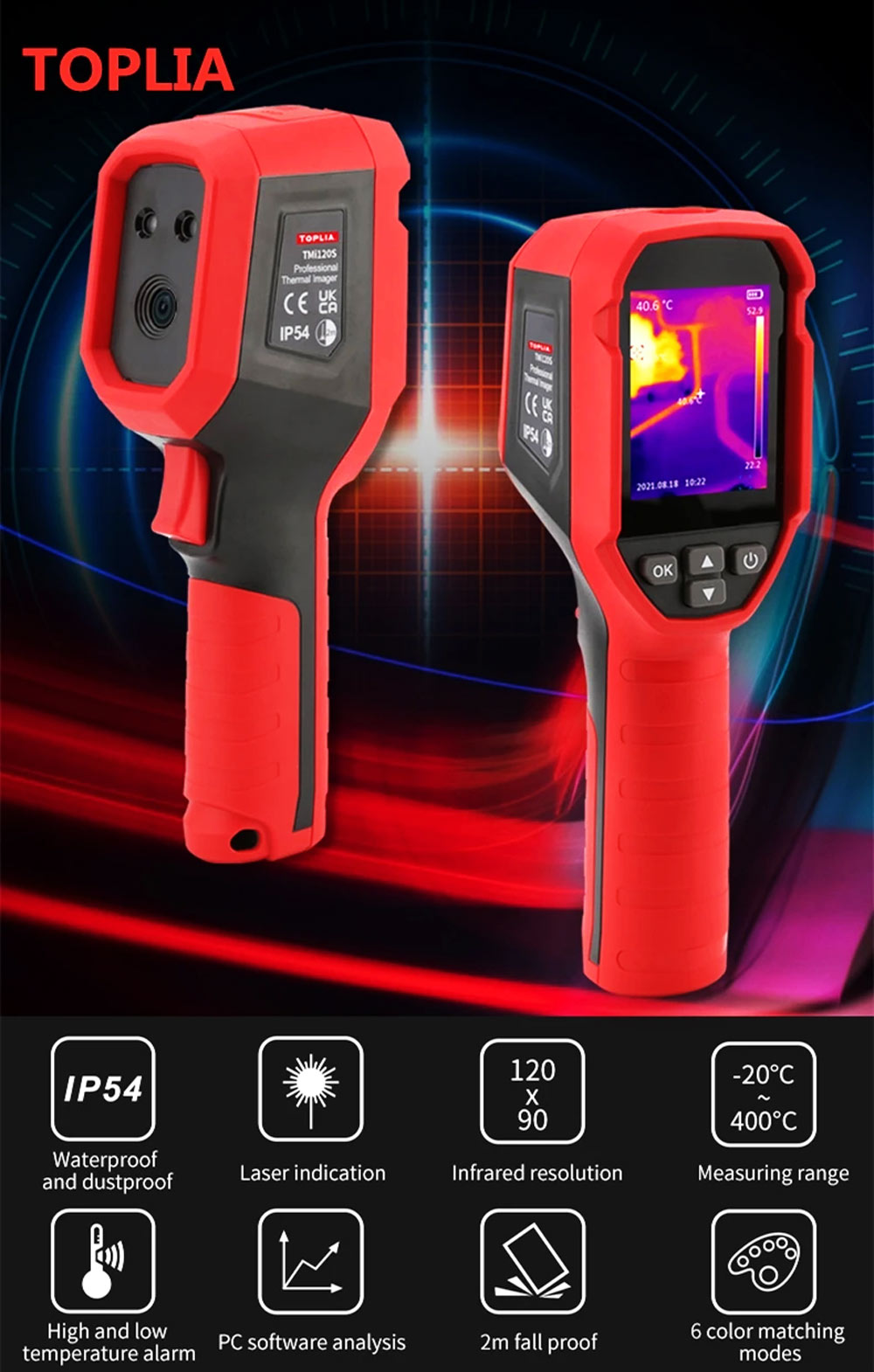UNI-T Toplia TMi120S thermal imager for sale