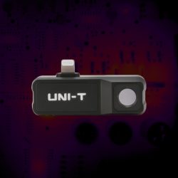 UNI-T UTI120MS Thermal Imager Pocket Size Mini Thermal Imaging Camera for iPhone iOS, 120X90px 25Hz 400℃ Range Infrared Cameras for Circuit Floor Heat Detection - Image 2