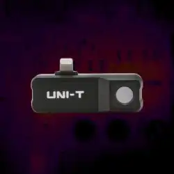 UNI-T UTI120MS Thermal Imager Pocket Size Mini Thermal Imaging Camera for iPhone iOS, 120X90px 25Hz 400℃ Range Infrared Cameras for Circuit Floor Heat Detection - Image 2