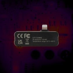 UNI-T UTI120MS Thermal Imager Pocket Size Mini Thermal Imaging Camera for iPhone iOS, 120X90px 25Hz 400℃ Range Infrared Cameras for Circuit Floor Heat Detection - Image 5