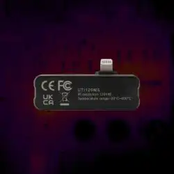 UNI-T UTI120MS Thermal Imager Pocket Size Mini Thermal Imaging Camera for iPhone iOS, 120X90px 25Hz 400℃ Range Infrared Cameras for Circuit Floor Heat Detection - Image 5