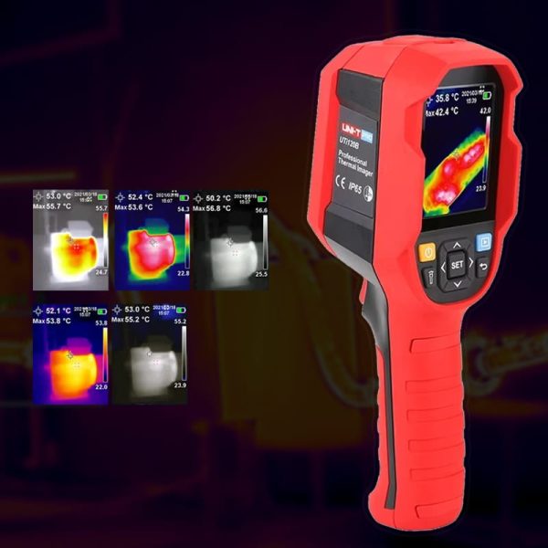 UNI-T UTi120B Thermal Imager 25Hz 400°C Range Handheld Thermal Camera 120x90px IP65 Waterproof Infrared Camera for Industrial Inspection