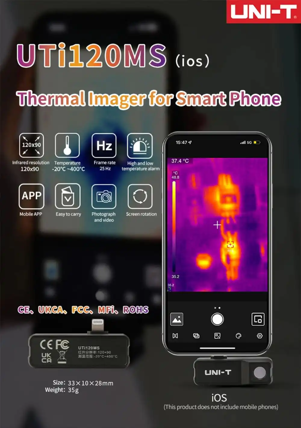 UNI-T UTI120MS Thermal Imager for sale