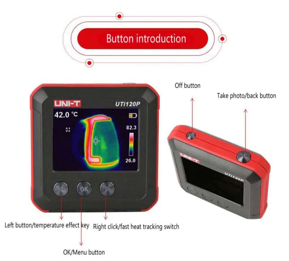 UNI-T UTi120P Thermal Camera specs