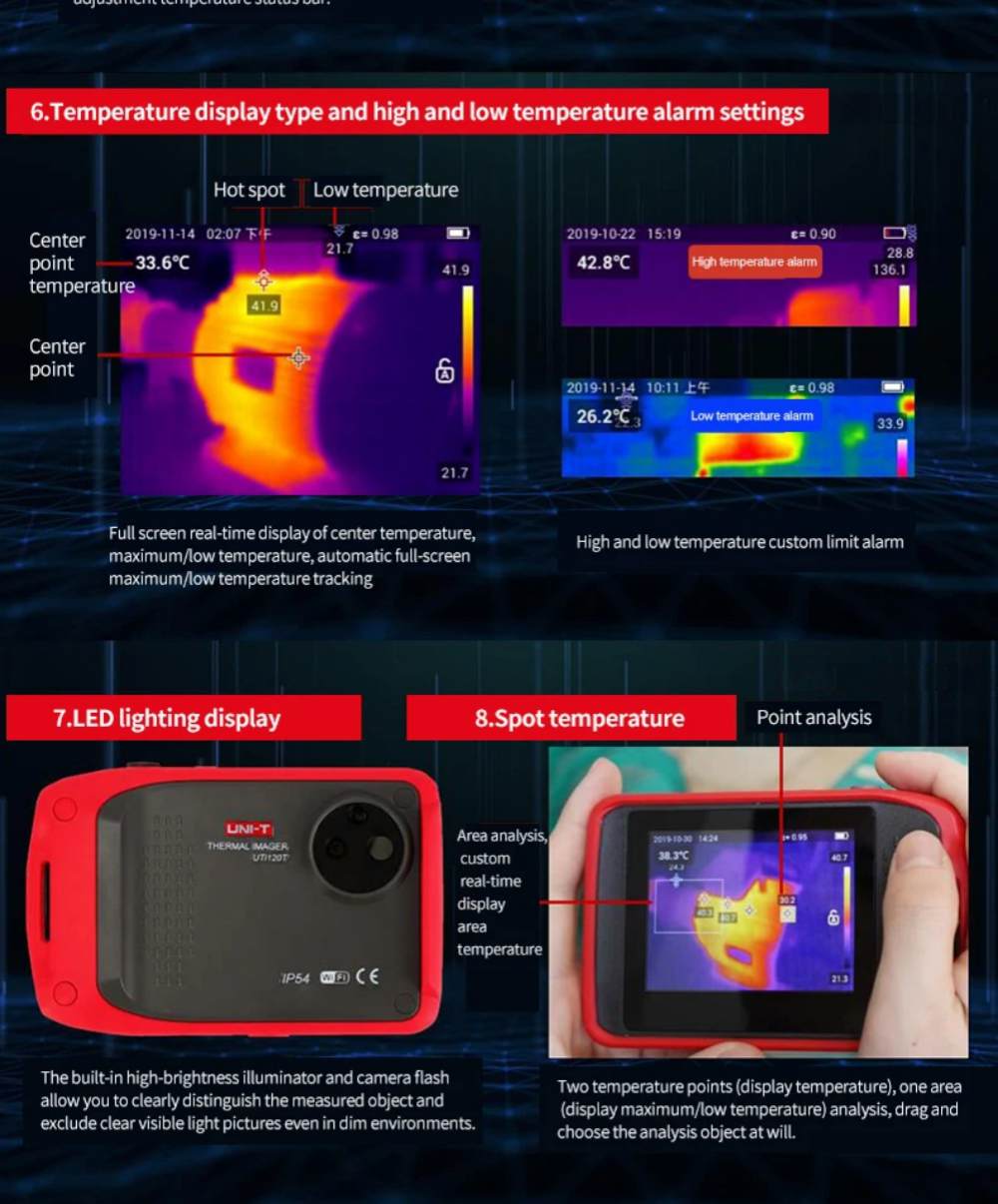 buy UNI-T UTi120T Thermal Camera