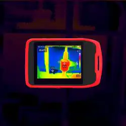 UNI-T UTi120T Thermal Camera Pocket-size 5” TFT Touch Screen 120×90px 400℃ Range IP54 Waterproof Thermal Imager for Industrial Household Heat Water Leak Inspection - Image 2