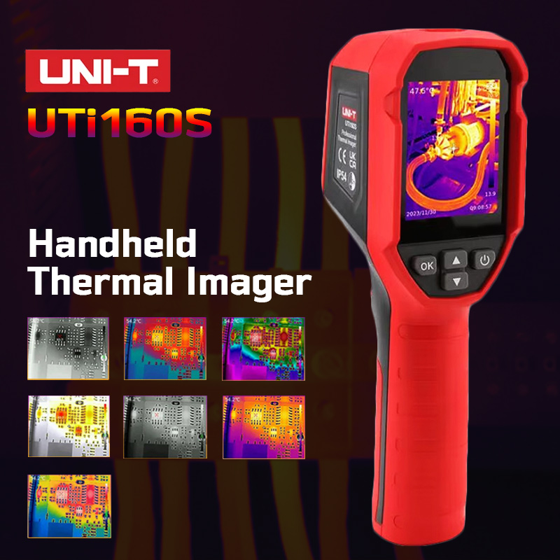 UNI-T UTi160S Thermal Imager Infrared Handheld 160x120px 550 ℃ Range 25Hz Thermal Imaging Camera for Industrial Inspection UNI-T UTi160S Thermal Imager Infrared Handheld 160x120px 550 ℃ Range 25Hz Thermal Imaging Camera for Industrial Inspection - Image 1