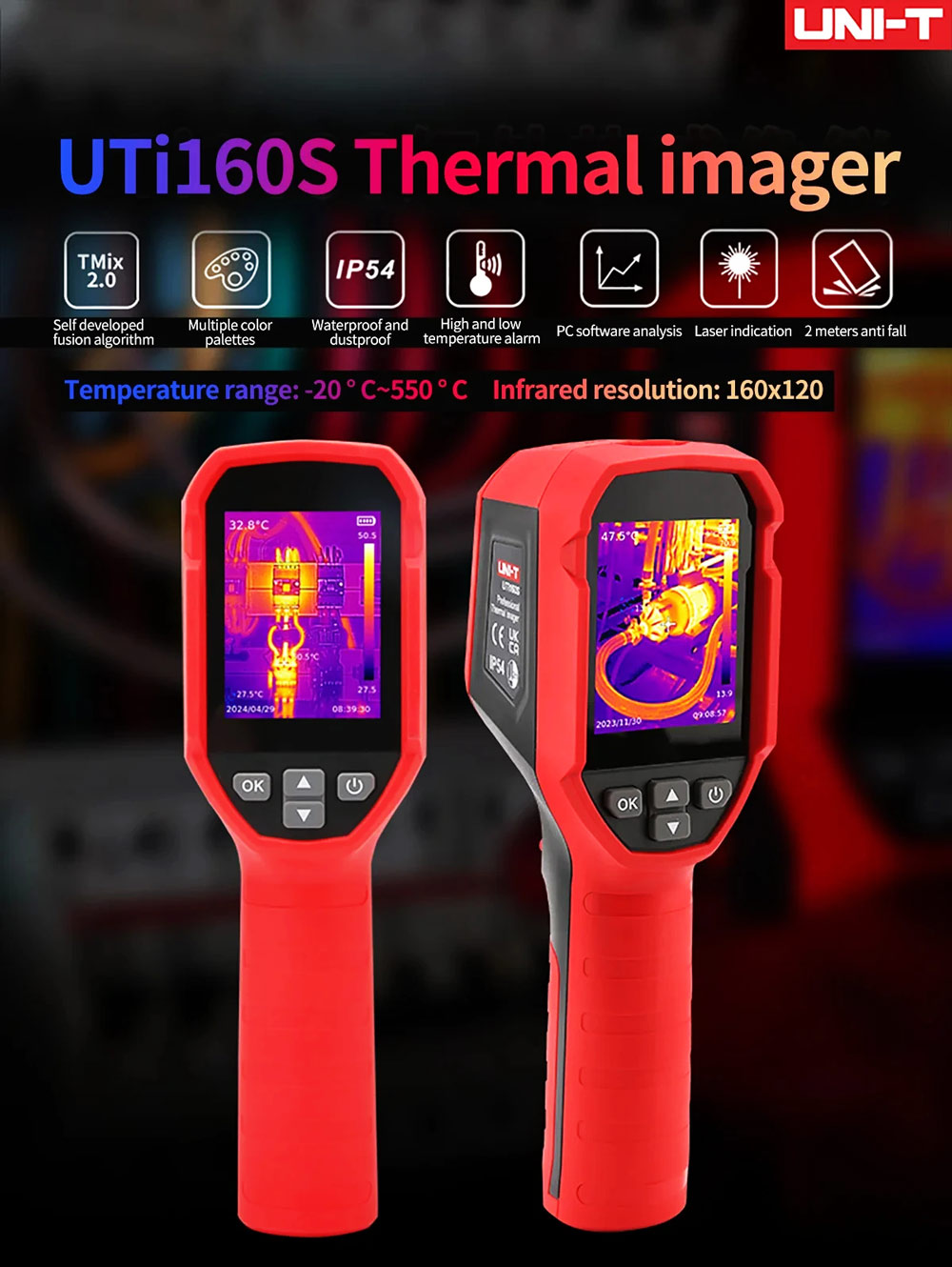 UNI-T UTi160S Thermal Imager specs