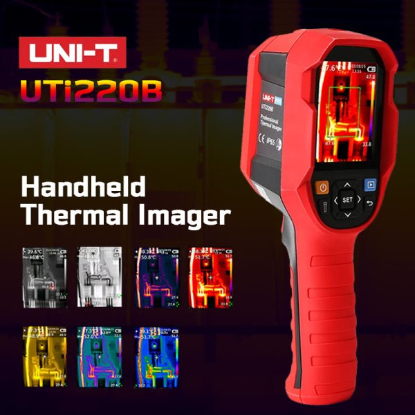 UNI-T UTi220B Thermal Imager 200x150px 400 °C Range IP65 Waterproof Handheld Infrared Thermometer Camera