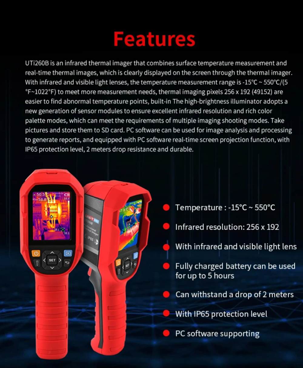 UNI-T UTi260B thermal imager for sale