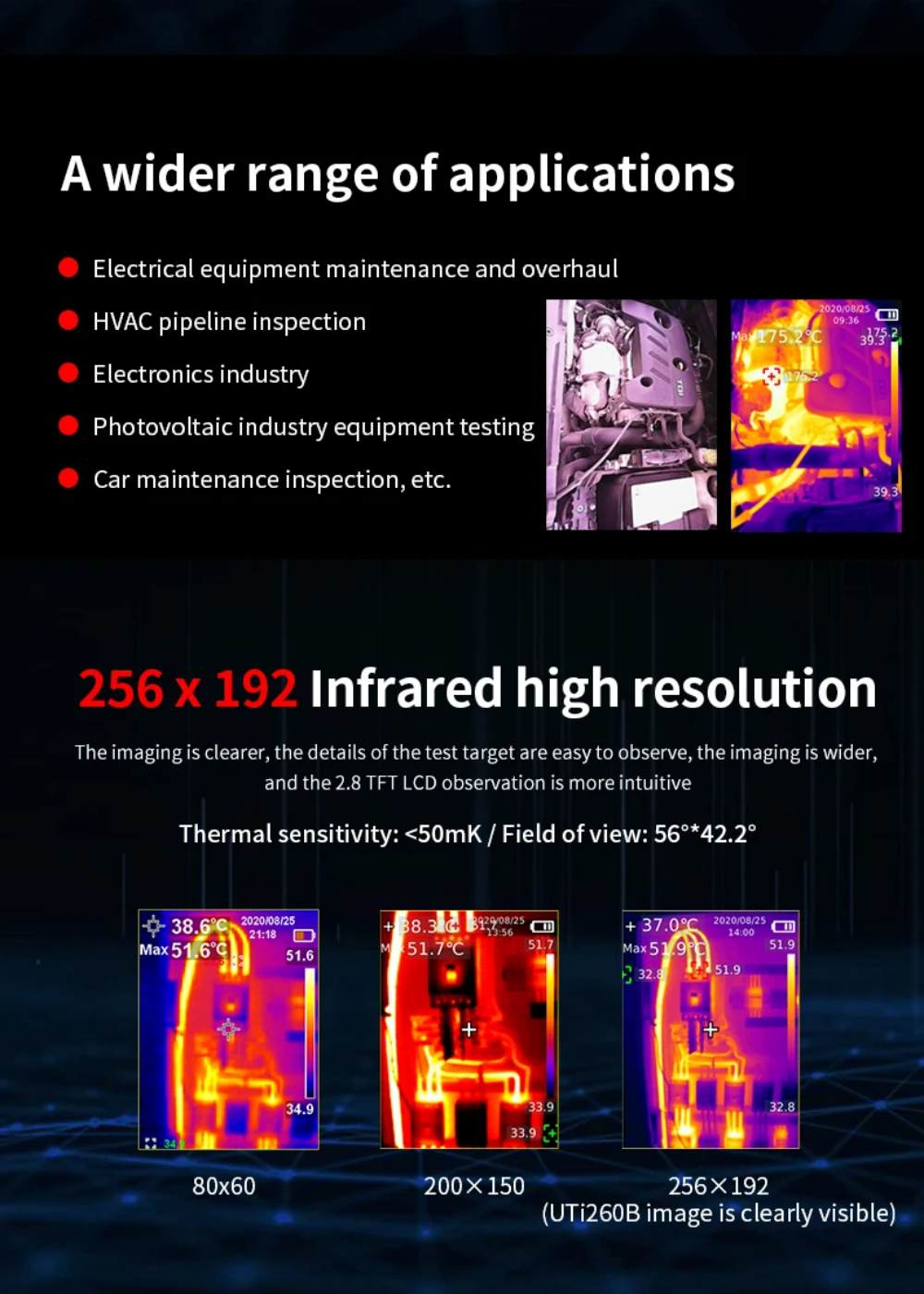 UNI-T UTi260B thermal imager price