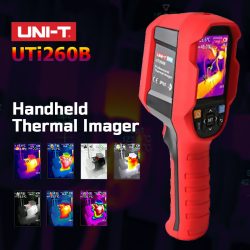 UNI-T UTi260B Thermal Imager Handheld Thermal Imaging Camera Heavy Duty 25Hz IP65 Warterproof 256x192px Infrared Cam for Industrial Inspection