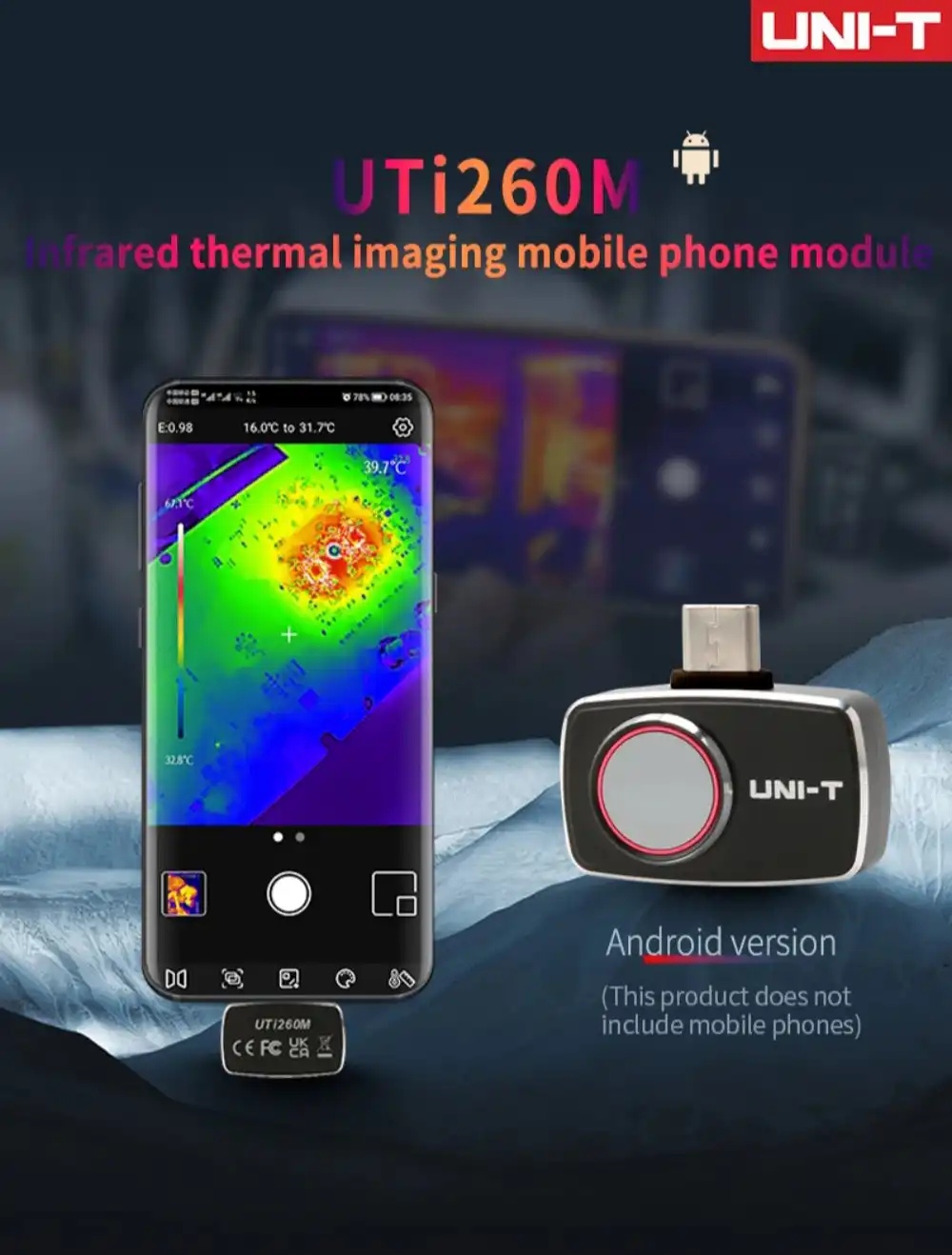 UNI-T UTi260M Thermal Imager for Smartphone