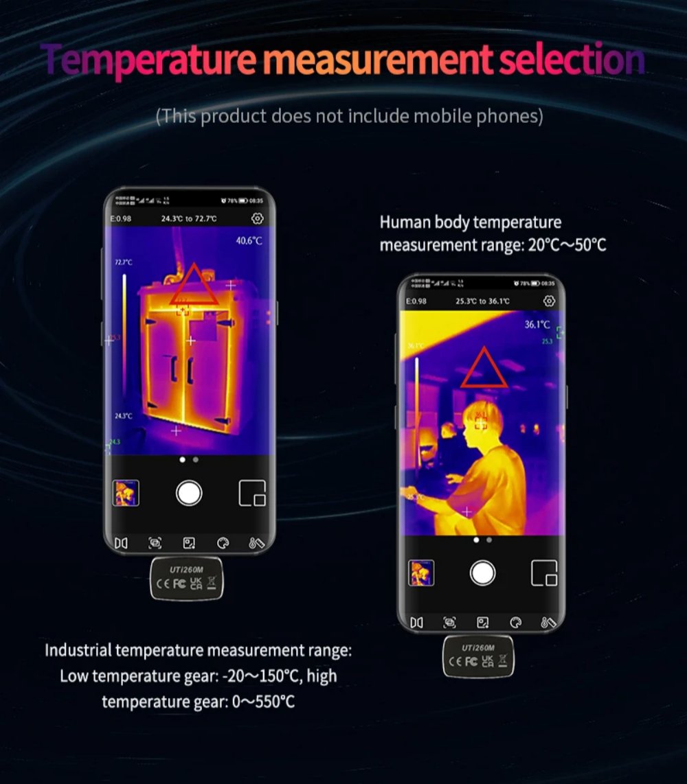 UNI-T UTi260M Thermal Imager for Smartphone