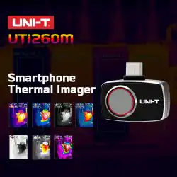 UNI-T UTi260M Thermal Imager Mini Size 256x192px HD  550℃ Range Infrared Thermal Camera for Mobile Phone for PCB, HVAC, Auto Electricity Inspection