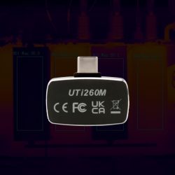UNI-T UTi260M Thermal Imager Mini Size 256x192px HD  550℃ Range Infrared Thermal Camera for Mobile Phone for PCB, HVAC, Auto Electricity Inspection - Image 5