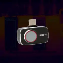 UNI-T UTi260M Thermal Imager Mini Size 256x192px HD  550℃ Range Infrared Thermal Camera for Mobile Phone for PCB, HVAC, Auto Electricity Inspection - Image 4
