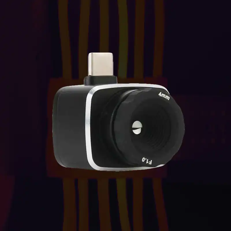UNI-T UTi261M Thermal Imager Mini Size Portable Infrared Thermal Imaging Camera for Android Type-C Mobile Phone for PCB HVAC Pipe Inspection - Image 4