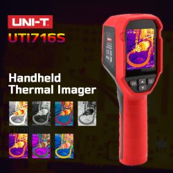 UNI-T UTi716S Thermal Imager Handheld Infrared Thermal Imaging Camera 160x120px 550 ℃ Range IP54 Waterproof Thermal Cam for Home Inspection Heat Loss Water Leakage