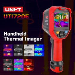 UNI-T UTi720E Thermal Imager Enhanced Industrial Handheld Infrared Thermal Imaging Camera 256x192px 3.5'' Large IPS Display for Electricity Inspection