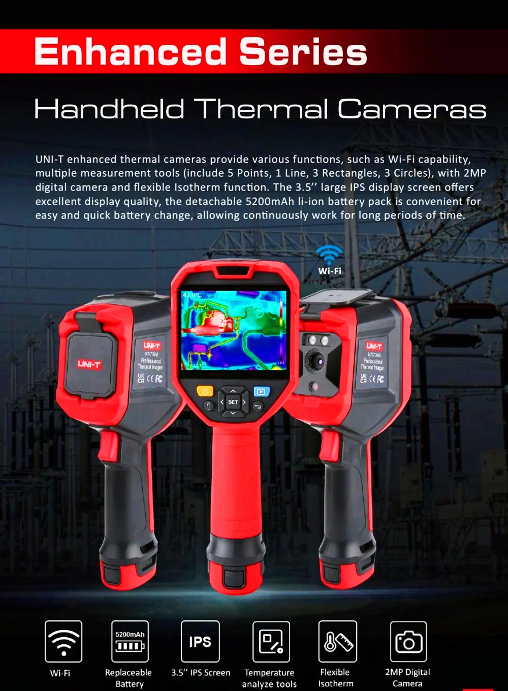 UNI-T UTi720E Thermal Imager for sale