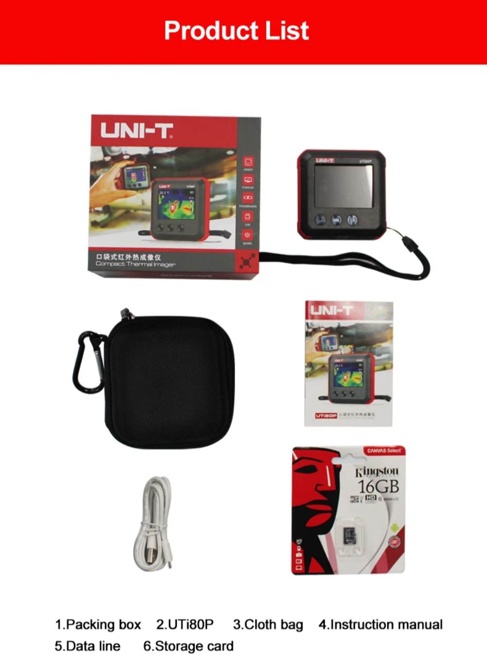 UNI-T pocket thermal cameras