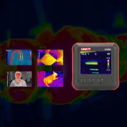 UNI-T UTi80P Thermal Camera Mini Pocket Size Thermal Imaging Camera 80×60px Compact 400℃ Range Industrial Temperature Tester for Floor Heating Detection