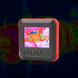 UNI-T UTi80P Thermal Camera Mini Pocket Size Thermal Imaging Camera 80×60px Compact 400℃ Range Industrial Temperature Tester for Floor Heating Detection - Image 2