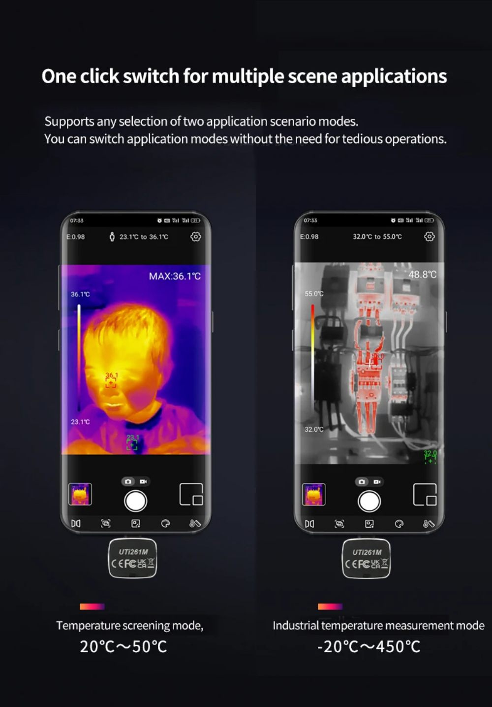 UNI-T UTi260M Thermal Imager specs