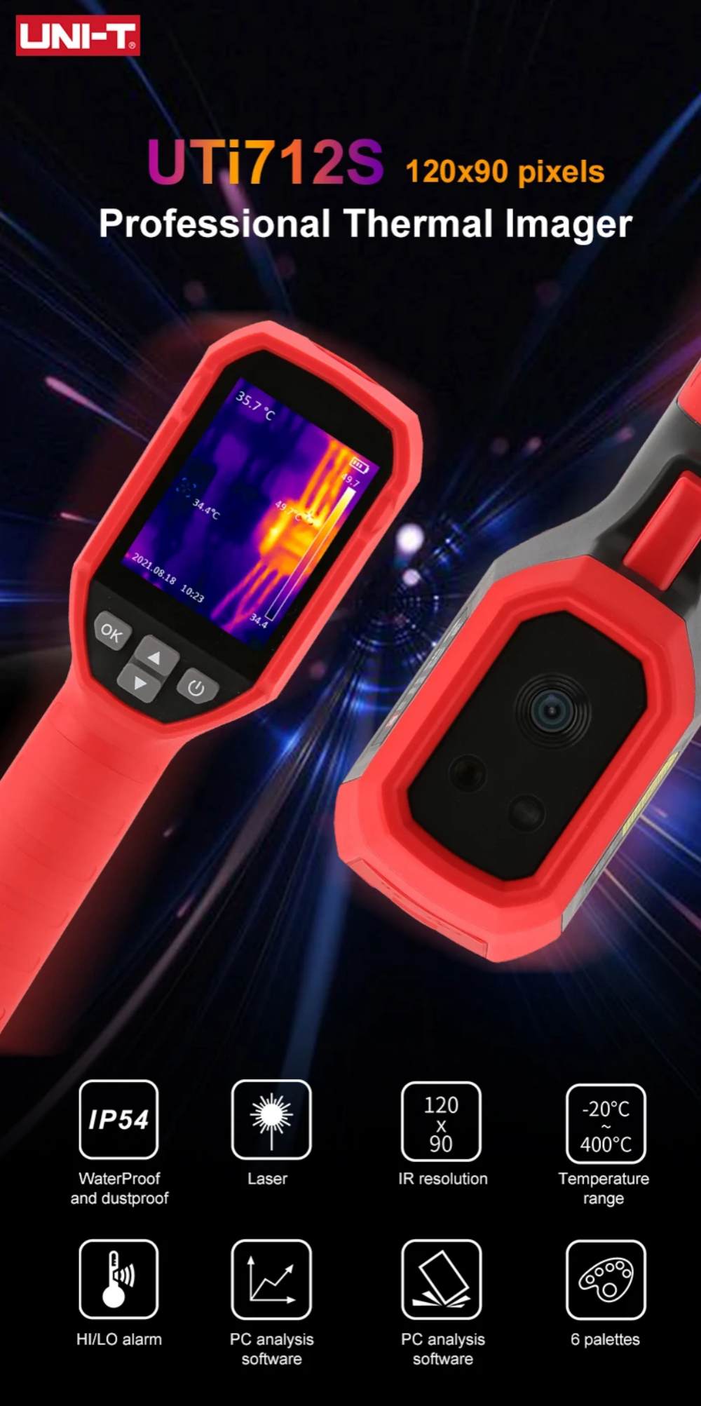 UNI-T UTi712S Thermal Imager for sale